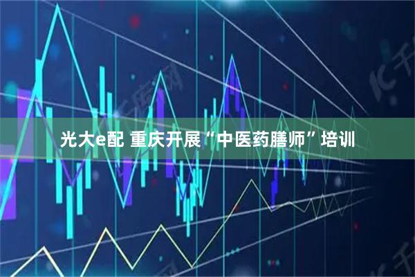 光大e配 重庆开展“中医药膳师”培训